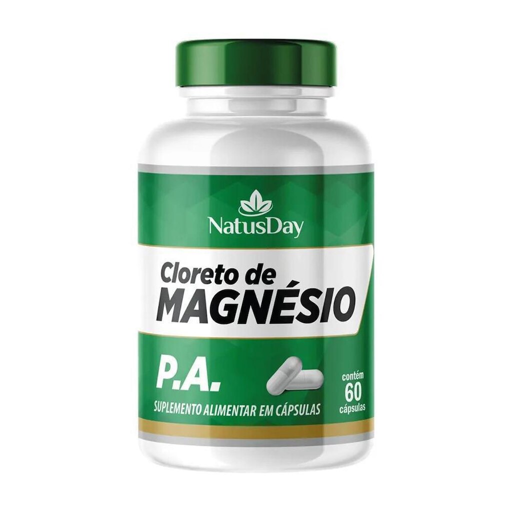 Cloreto de Magnésio P. A. 60 Cápsulas Natusday