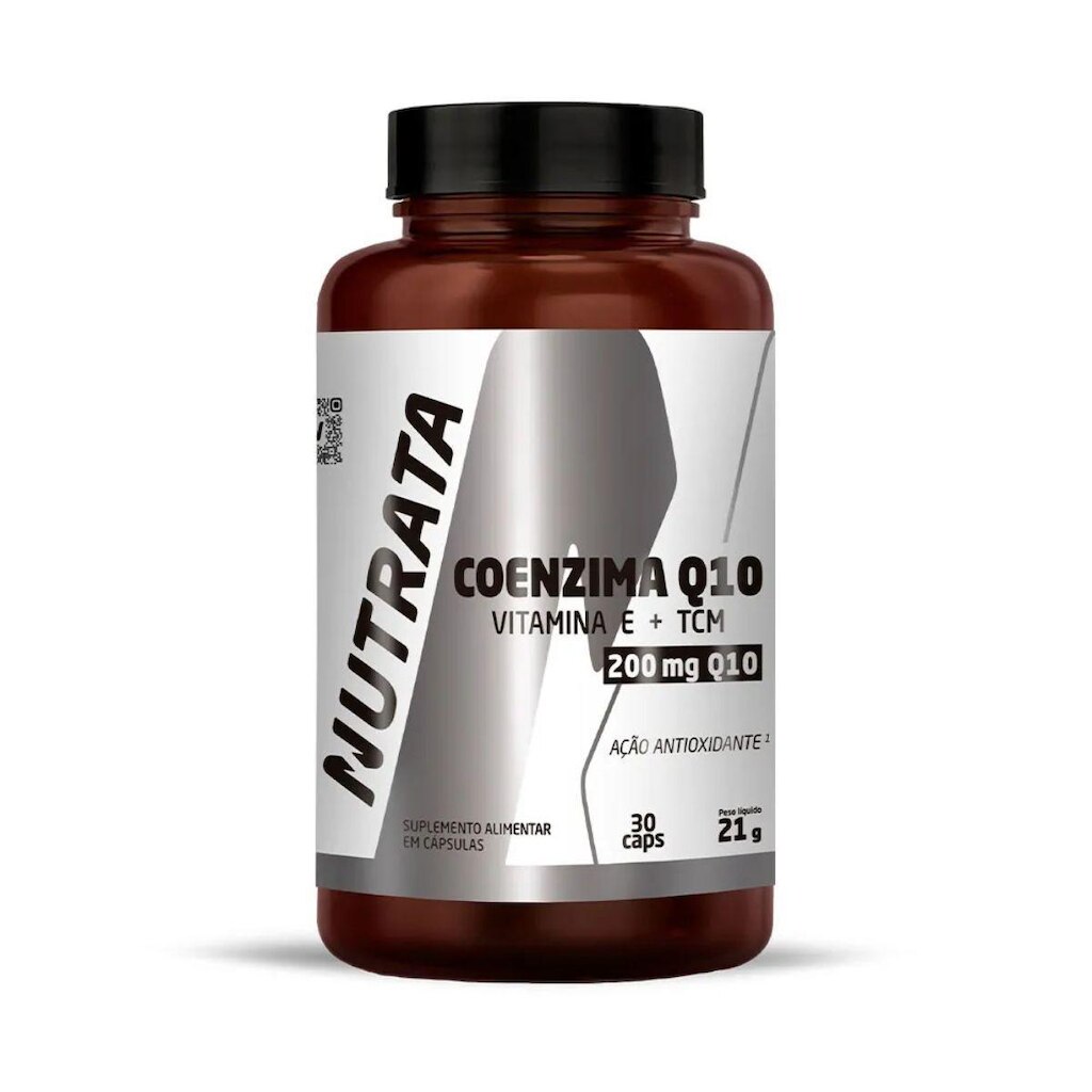 Coenzima Q10 Coq10 200mg TCM Vitamina E 30 Capsulas Nutrata