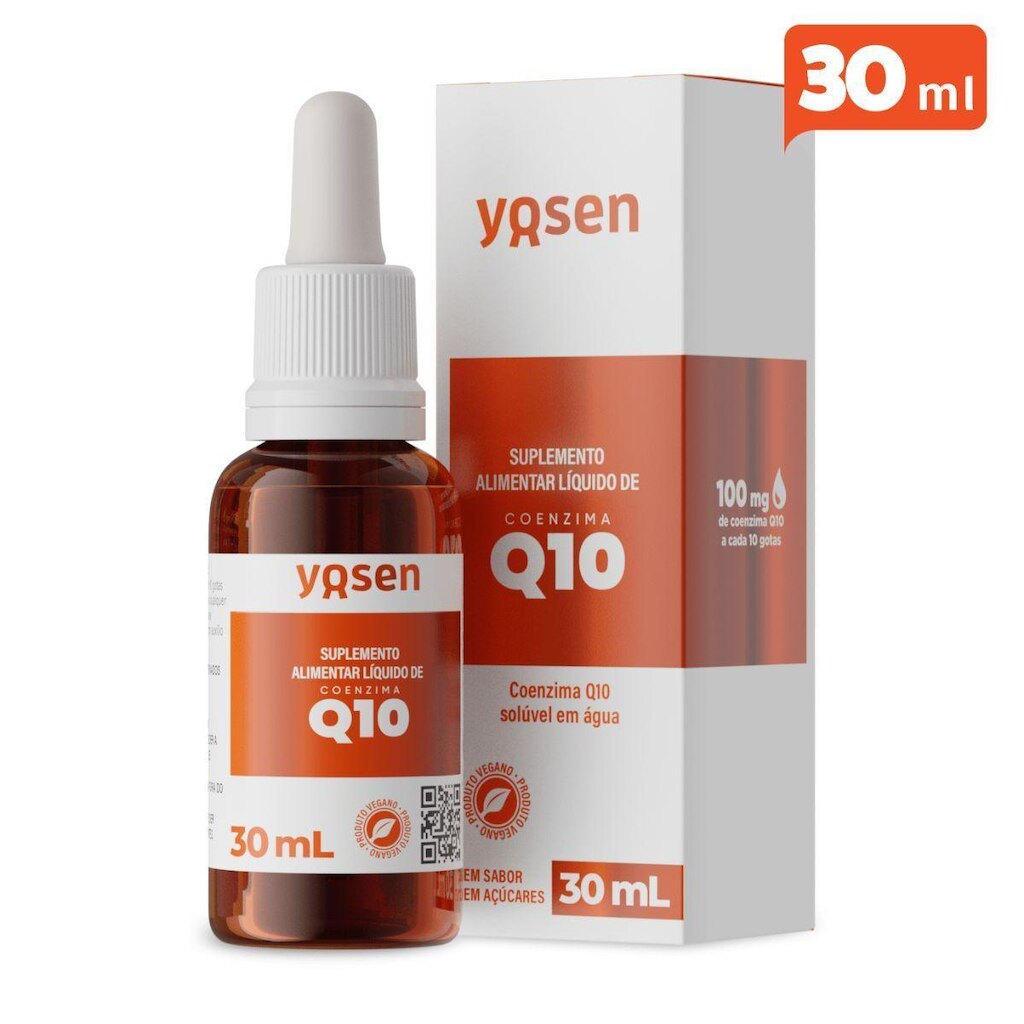 Coenzima Q10 Ydrosolv em Gotas 30ml - Yosen