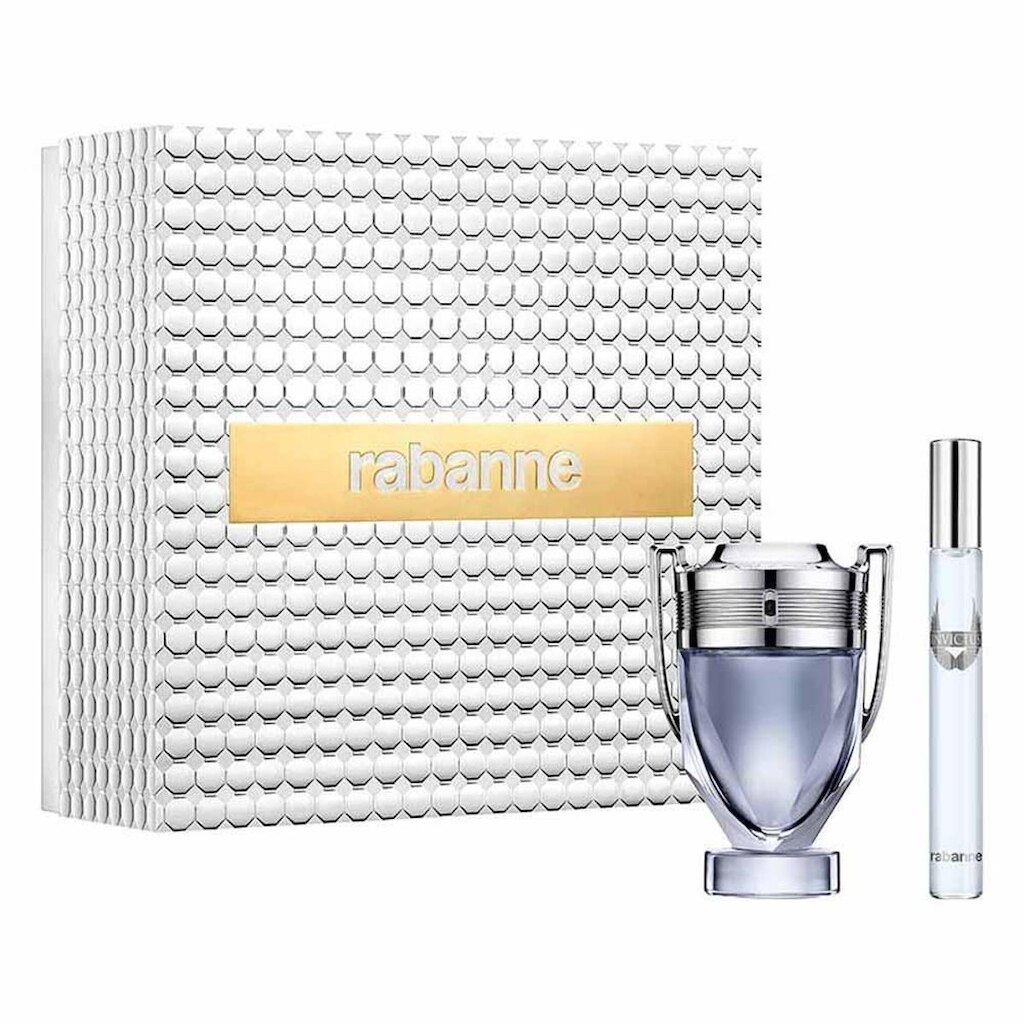 Coffret Invictus Rabanne Kit - Perfume Eau de Toilette + Travel Size Kit