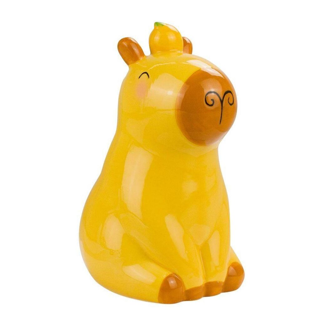 Cofrinho Capivara Em Cerâmica 15cm | Presente Fofo E Criativo