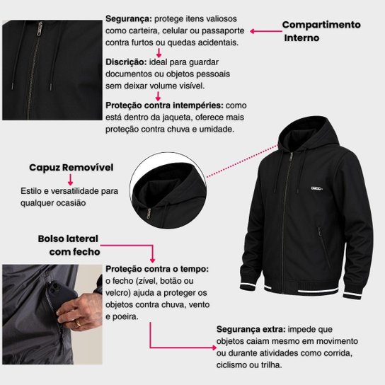 Cojunto Jaqueta Corta Vento Calça Masculina Dagg Impermeável