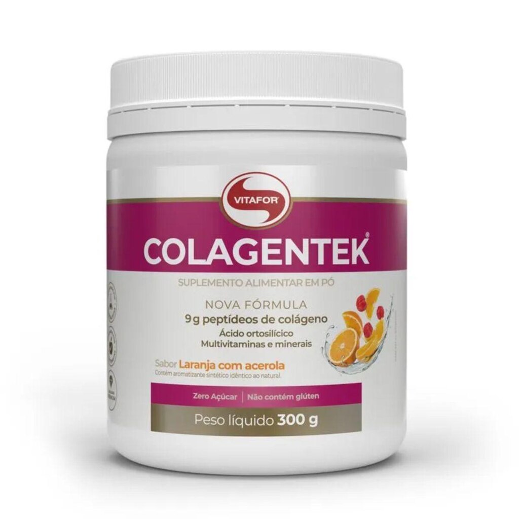 Colagentek Colágeno Pele Cabelo e Unha 300g Vitafor