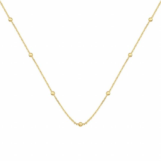 Colar de Bolinhas Banhado em Ouro 18k - Dourado