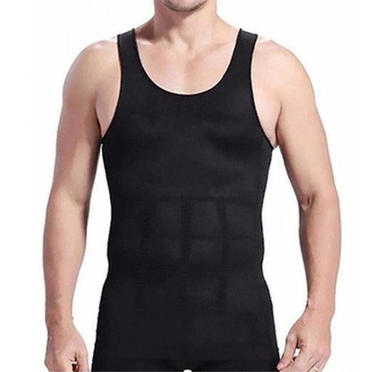 Colete Camiseta Regata Redutor de Medidas Masculino Menor preço em Colete Camiseta Regata Redutor de Medidas Masculino