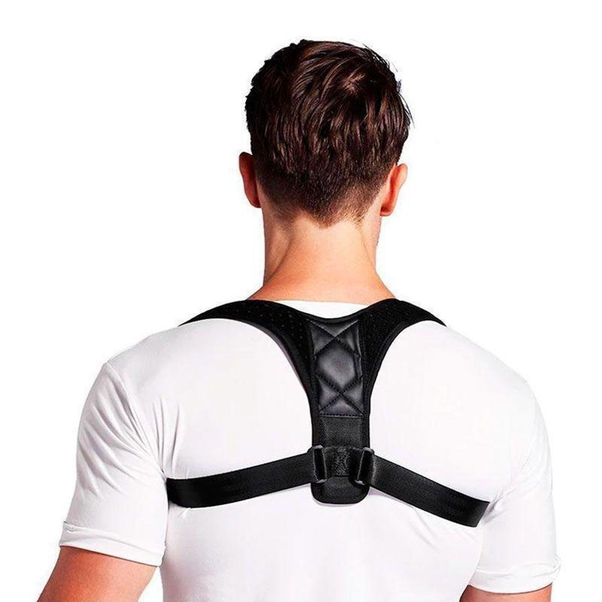 Colete Corretor Postural Suporte Ajustável Unissex Ajeita Coluna Menor preço em Colete Corretor Postural Suporte Ajustável Unissex Ajeita Coluna