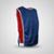 Colete Futebol Adulto Duas Cores Dupla Face Campo Treino - Azul+Vermelho