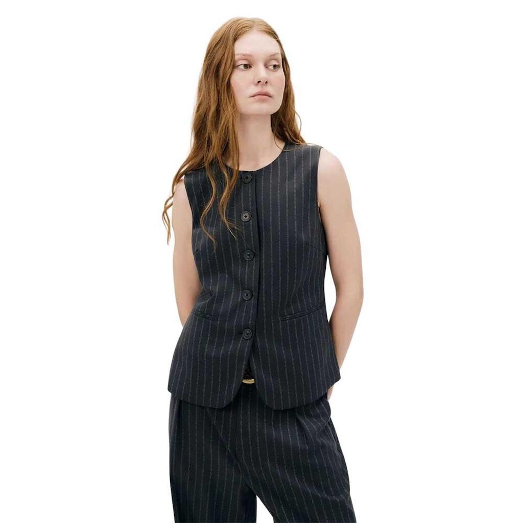 Colete Hering Feminino Alongado Fio Tinto