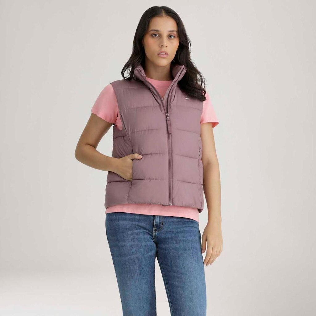 Colete Levi's Packable Poly Rosa Feminino