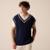COLETE UNISEX FILA BASELINE CABLE KNIT - Marinho+Branco