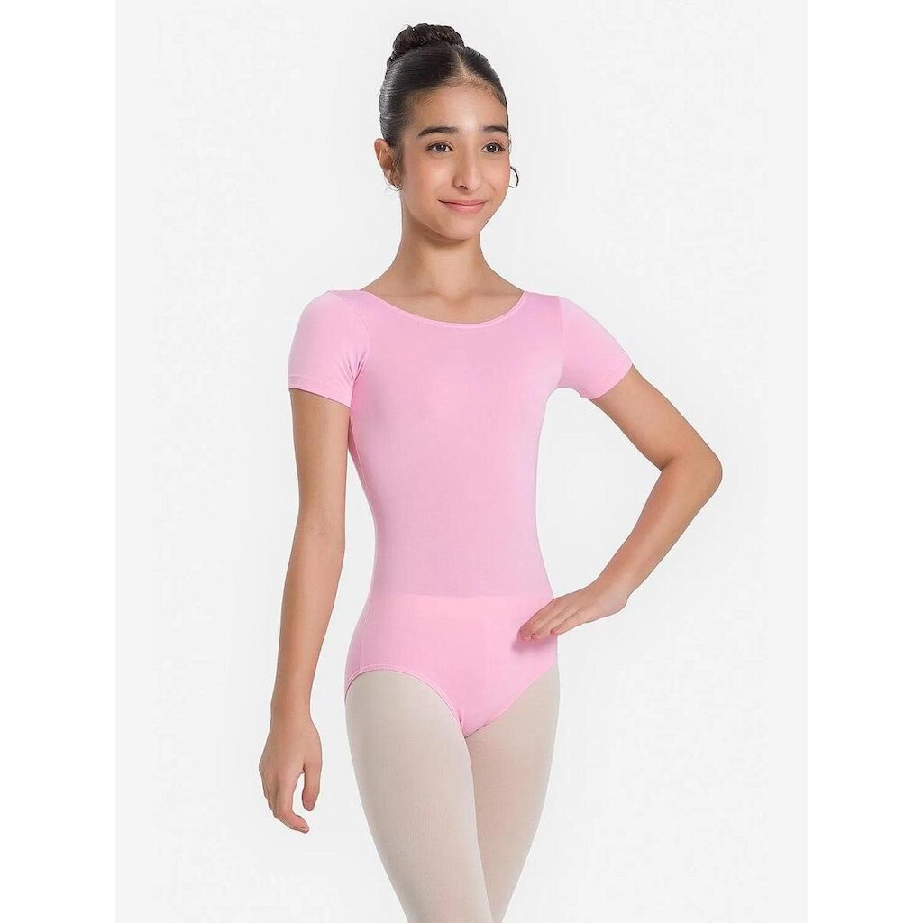 Collant Infantil Manga Curta Camila Só Dança SD1250 Ballet