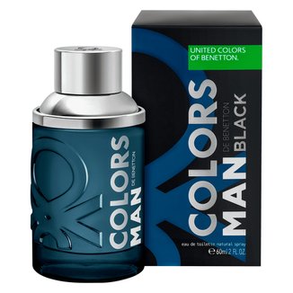 Colors Man Black Benetton - Perfume Masculino Eau de Toilette - 60ml