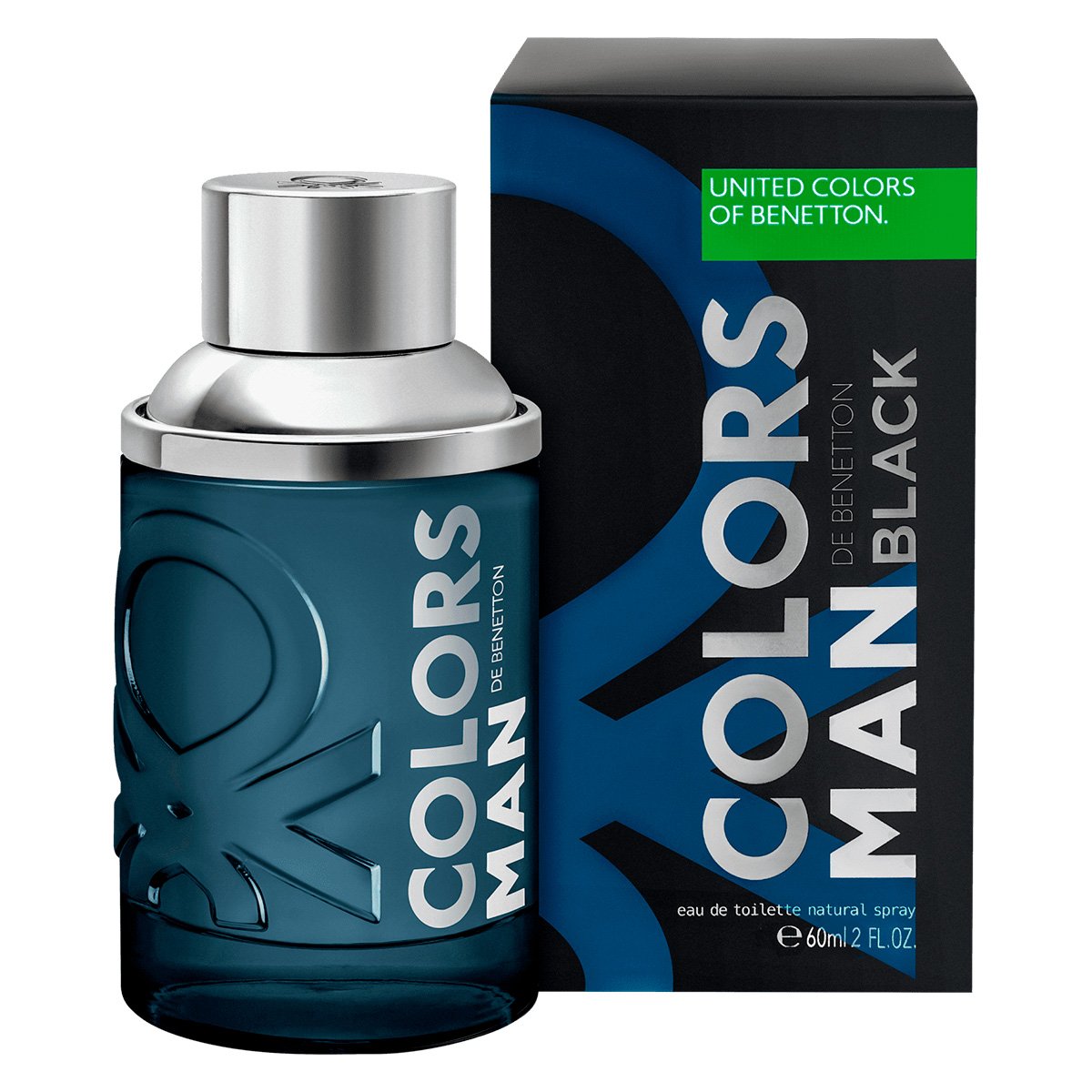 Colors Man Black Benetton - Perfume Masculino Eau de Toilette - 60ml Menor preço em Colors Man Black Benetton - Perfume Masculino Eau de Toilette - 60ml