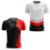 Combo 2 Camiseta Masculina Dry UV Fitness Esporte Academia Futebol Pilates Musculação Caminhada - Vermelho