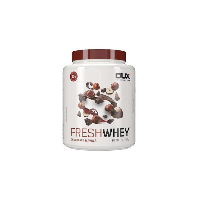Combo Suplemento em pó Fresh Whey Nutri Conc Isolado Hidro Chocolate belga e Avela - Dux