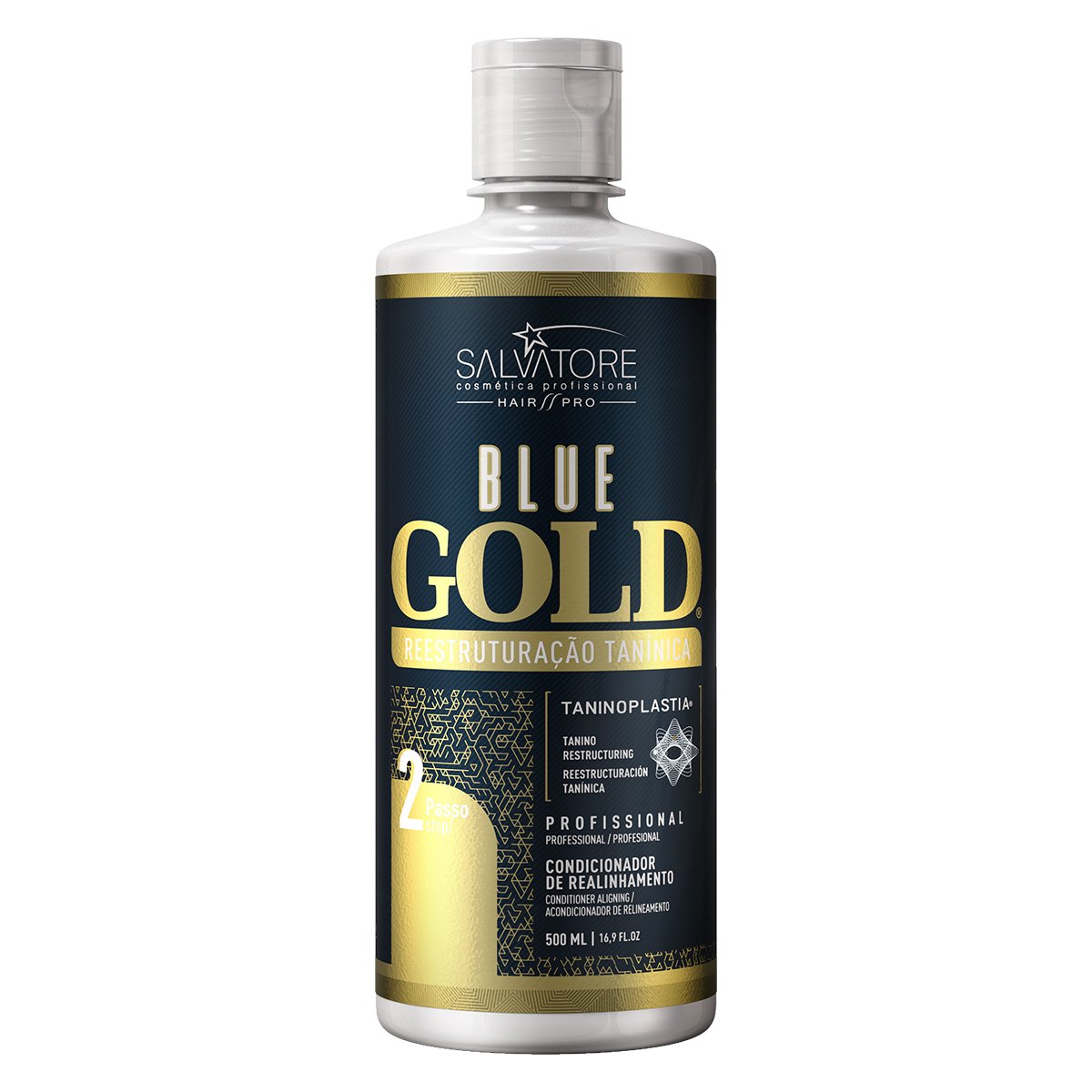Condicionador Hair Pro by Salvatore Alta Performance Blue Gold 500 ML - Incolor Menor preço em Condicionador Hair Pro by Salvatore Alta Performance Blue Gold 500 ML - Incolor
