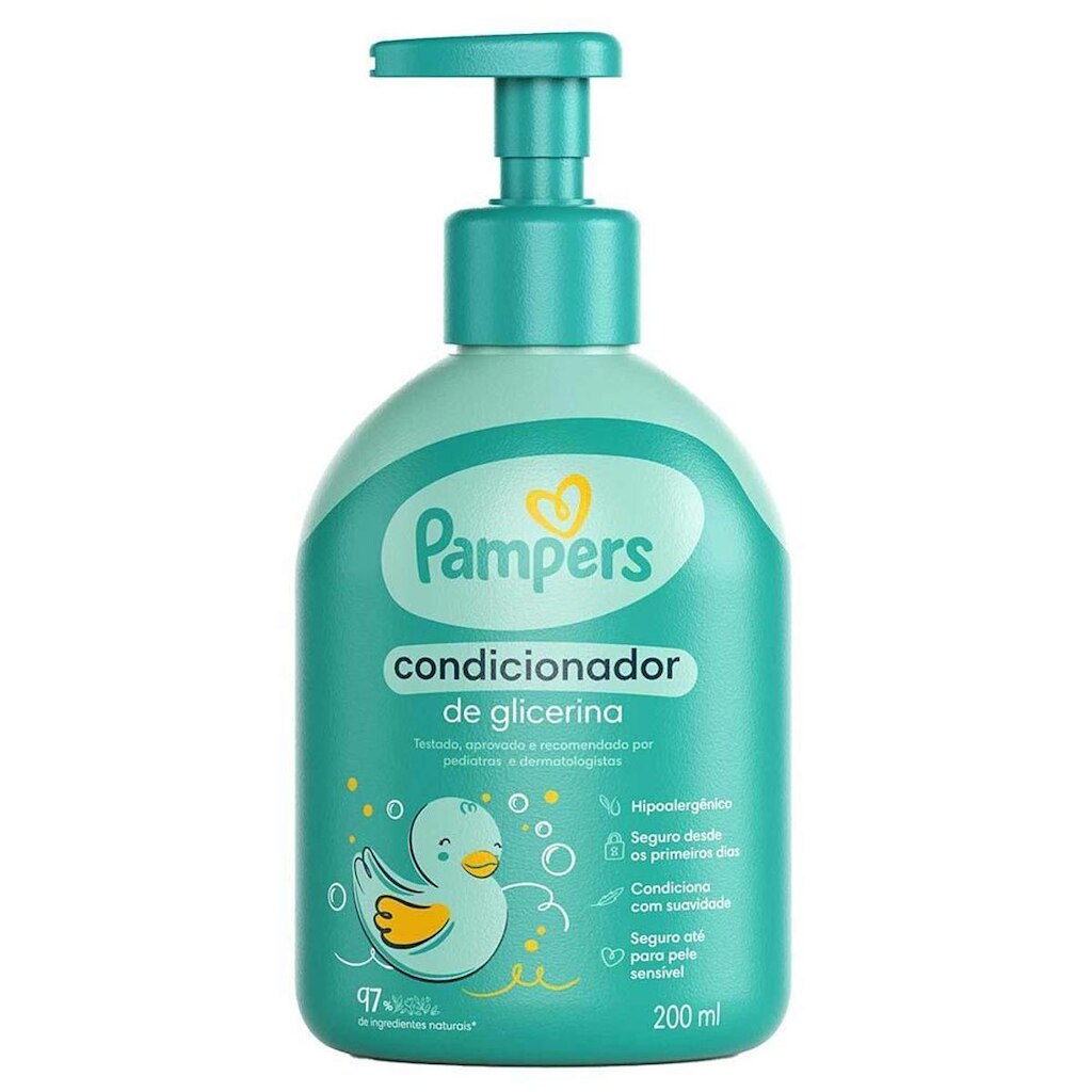Condicionador Hipoalergenico Pampers de Glicerina 200ml