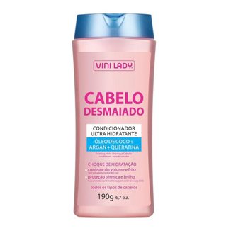 Condicionador Ultra Hidratante Cabelo Desmaiado 190g Vini Lady