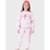 Conj Blusão Borboleta Com Calça Rosa Dia a Dia Frio Inverno Elegante - Menina 4 a 14 anos - Rosa