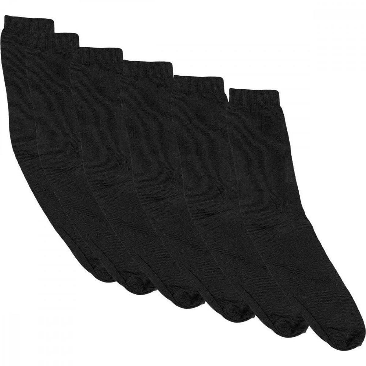 Conjunto 3 Pares De Meias Pernambucanas Básica Masculina - Preto Menor preço em Conjunto 3 Pares De Meias Pernambucanas Básica Masculina - Preto