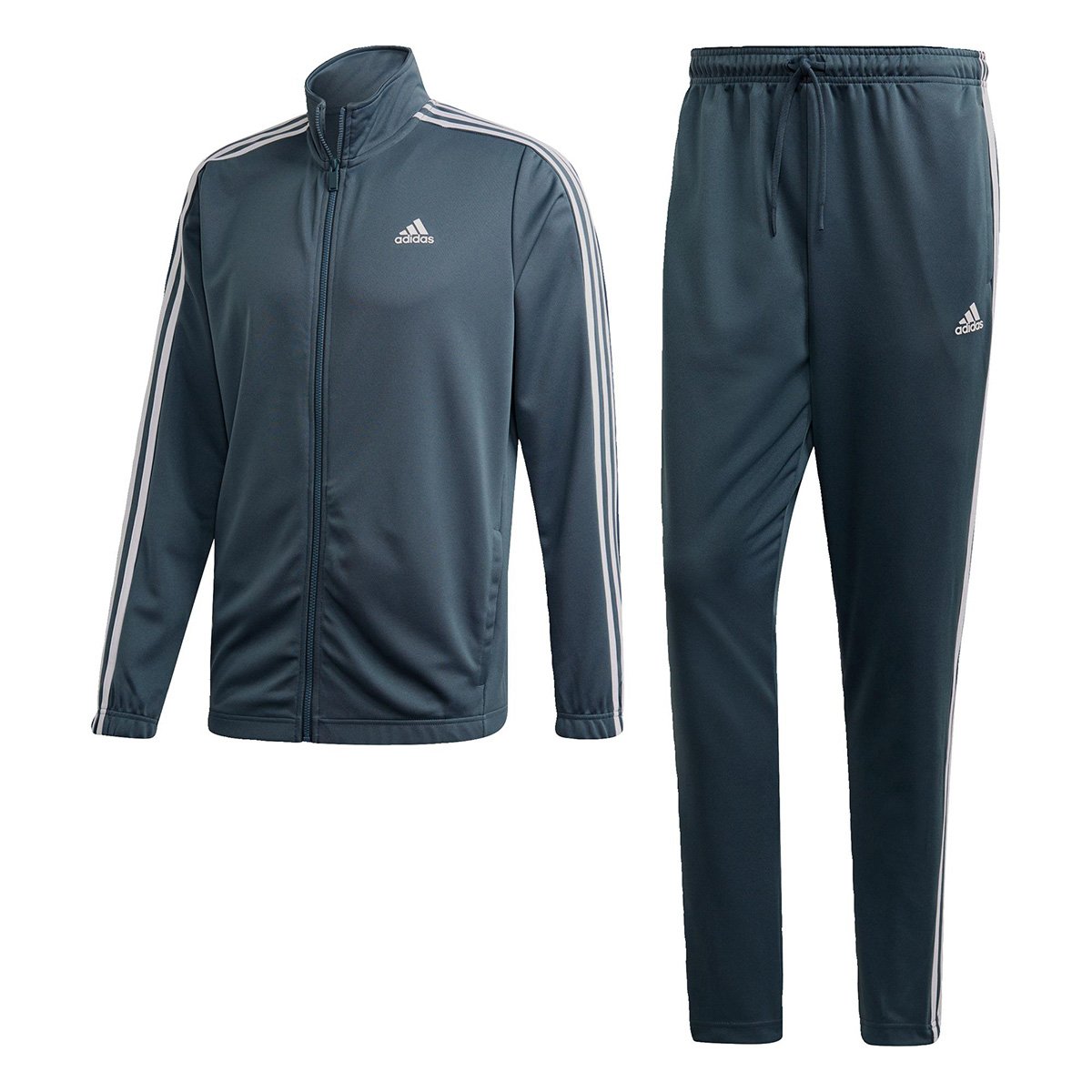 Conjunto Adidas Athletics Tiro Jaqueta + Calça Masculino - Azul Menor preço em Conjunto Adidas Athletics Tiro Jaqueta + Calça Masculino - Azul