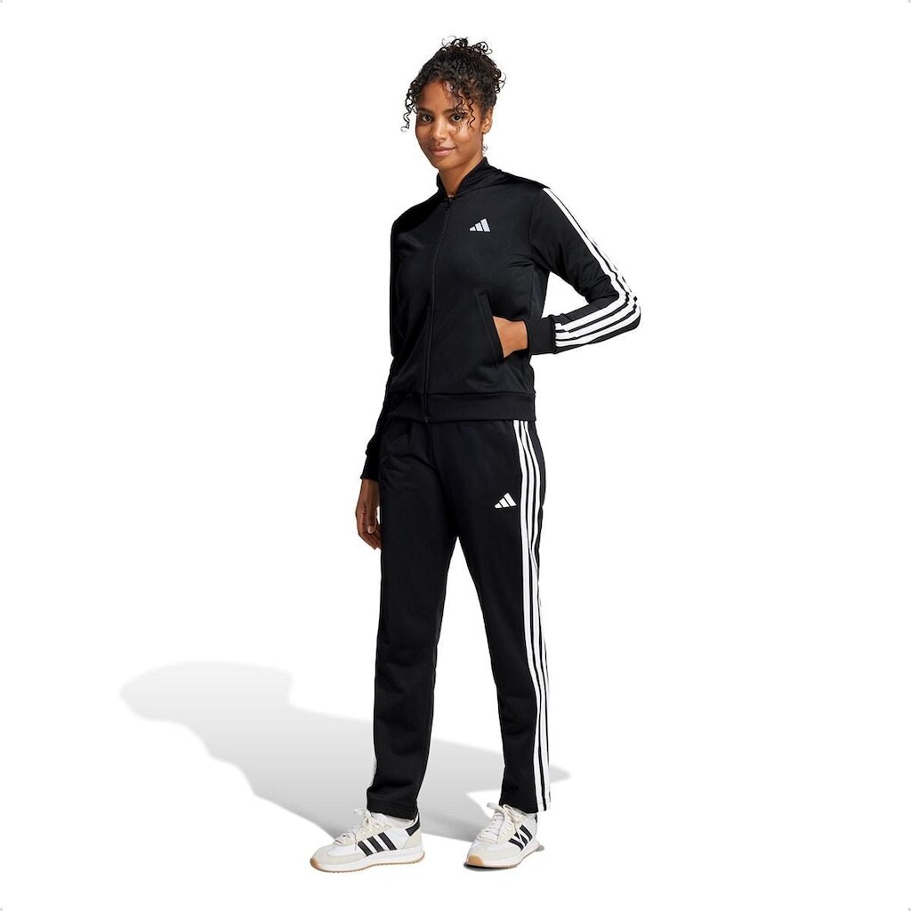 Conjunto Adidas Feminino Essentials 3 Stripes