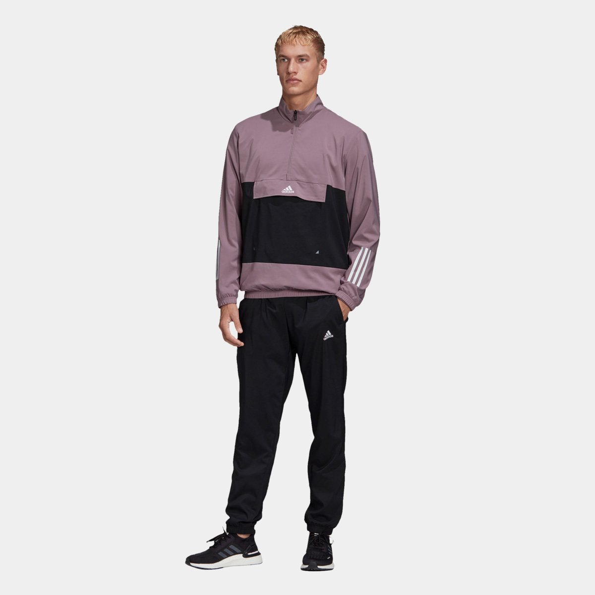 conjunto adidas lilas