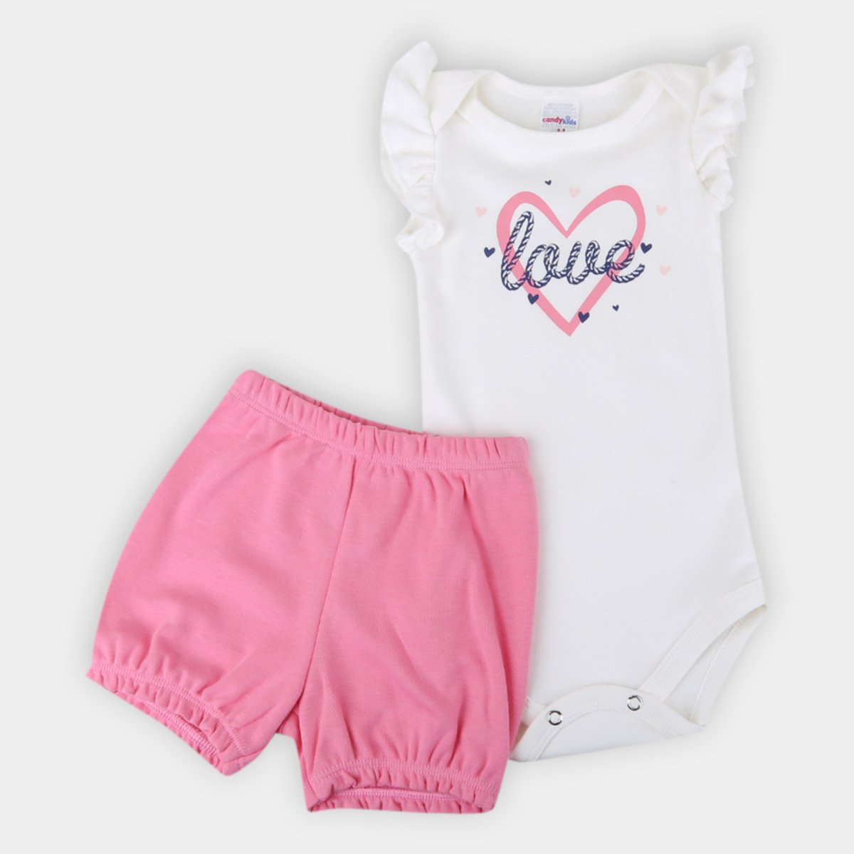 Conjunto Bebê Suedine