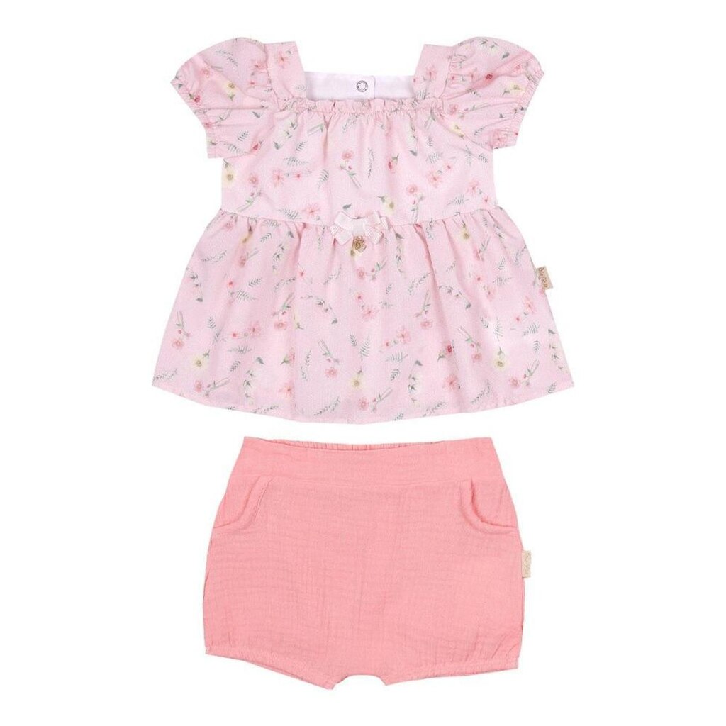 Conjunto Bebê Menina Blusa Estampada + Shorts Paraiso 15429