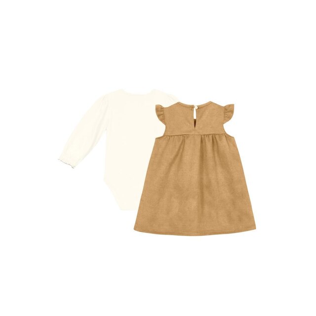 Conjunto bebê menina de flores Mundi