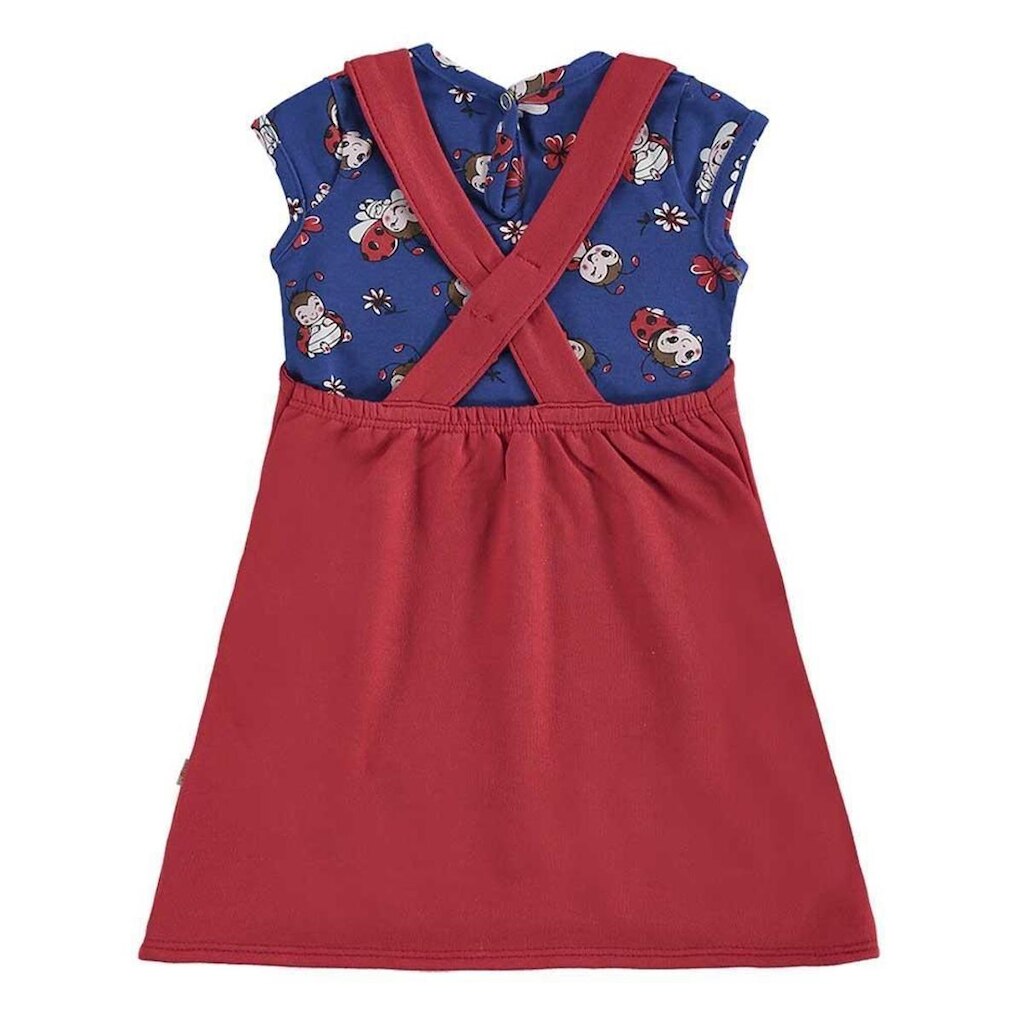 Conjunto Bebê Menina Joaninha Body E Vestido