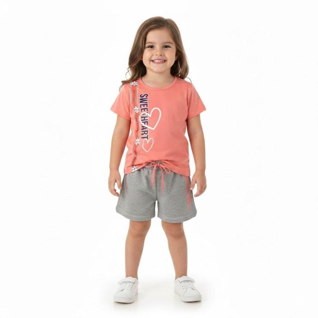 Conjunto Bebê Menina Manga Curta Arrumadinhos Cuti Girl