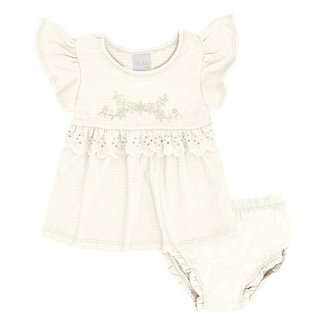 Conjunto Bebê Menina - Off White - 50521-1271