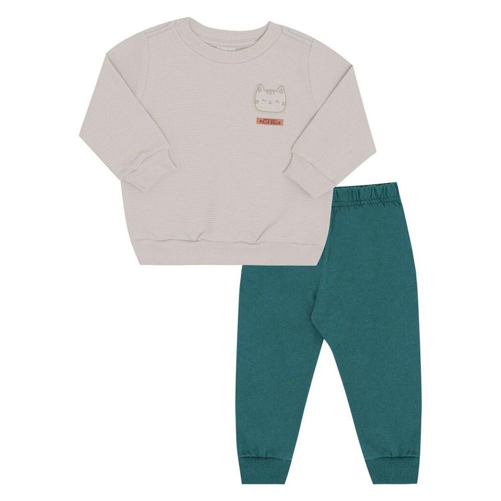 Conjunto Bebe Menino - Cinza - 52672-354