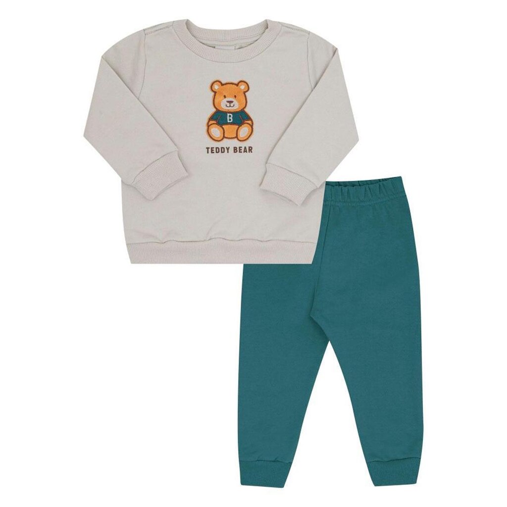 Conjunto Bebe Menino - Cinza - 52675-354