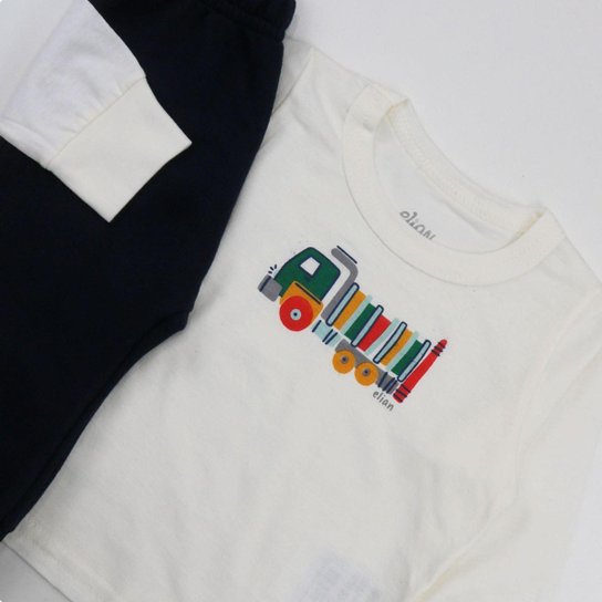 Conjunto Bebê Menino Elian 3 Peças Blusa Colete Calça Inverno