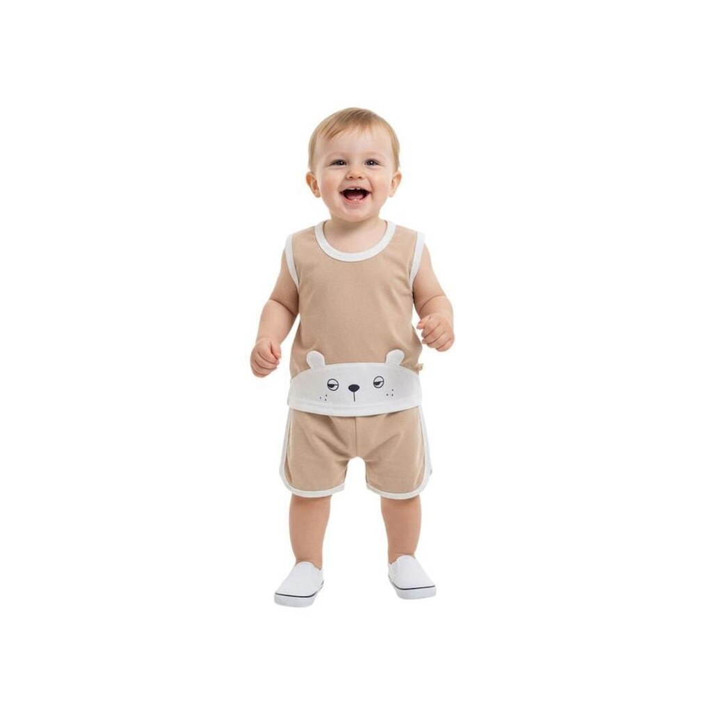 Conjunto Bebê Menino Ursinho College Alphabeto Pacoca