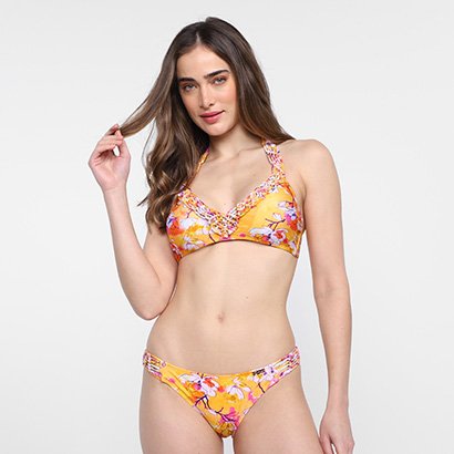 Conjunto Biquini Com Bojo Phra Yai Floral - Feminino