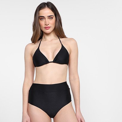 Conjunto Biquini Hot Pant Com Bojo Phra Yai Liso - Feminino