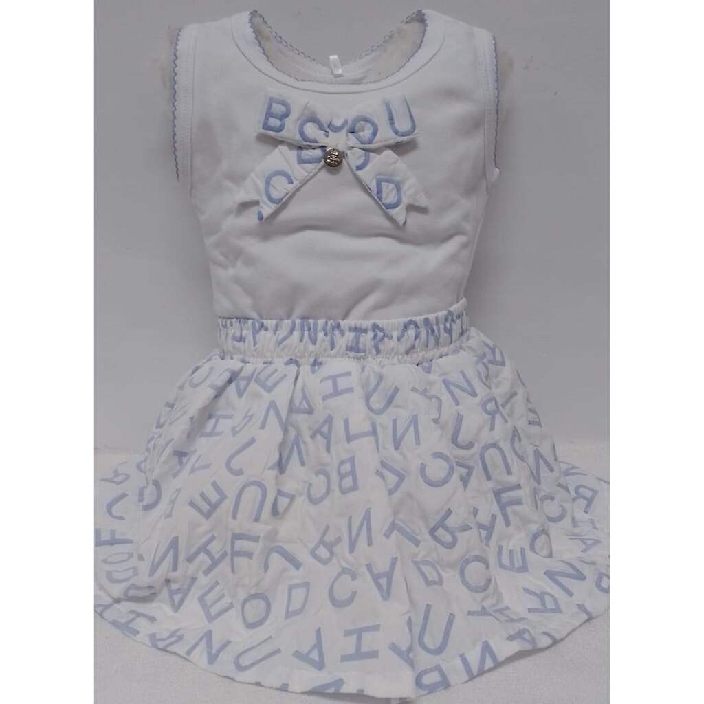 Conjunto Blusa + Shorts Saia Menina Estampada LessaKids 9448