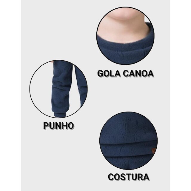 Conjunto Blusão Gola Redonda Com Calça Punho Verde Inverno Elegante Novo - Menino 1 a 4 anos