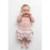 Conjunto Body + Shorts Bebê Menina Luxo Verão Paraíso 18654 - Rosa Antigo