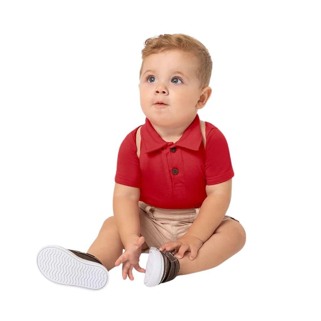 Conjunto Camisa Polo Bermuda c Susp - Carinhoso