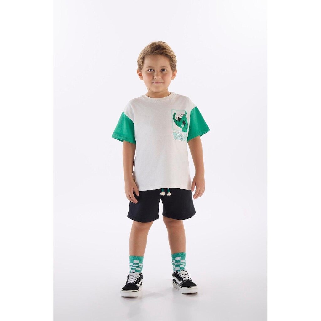 Conjunto Camiseta e Bermuda Três e Já