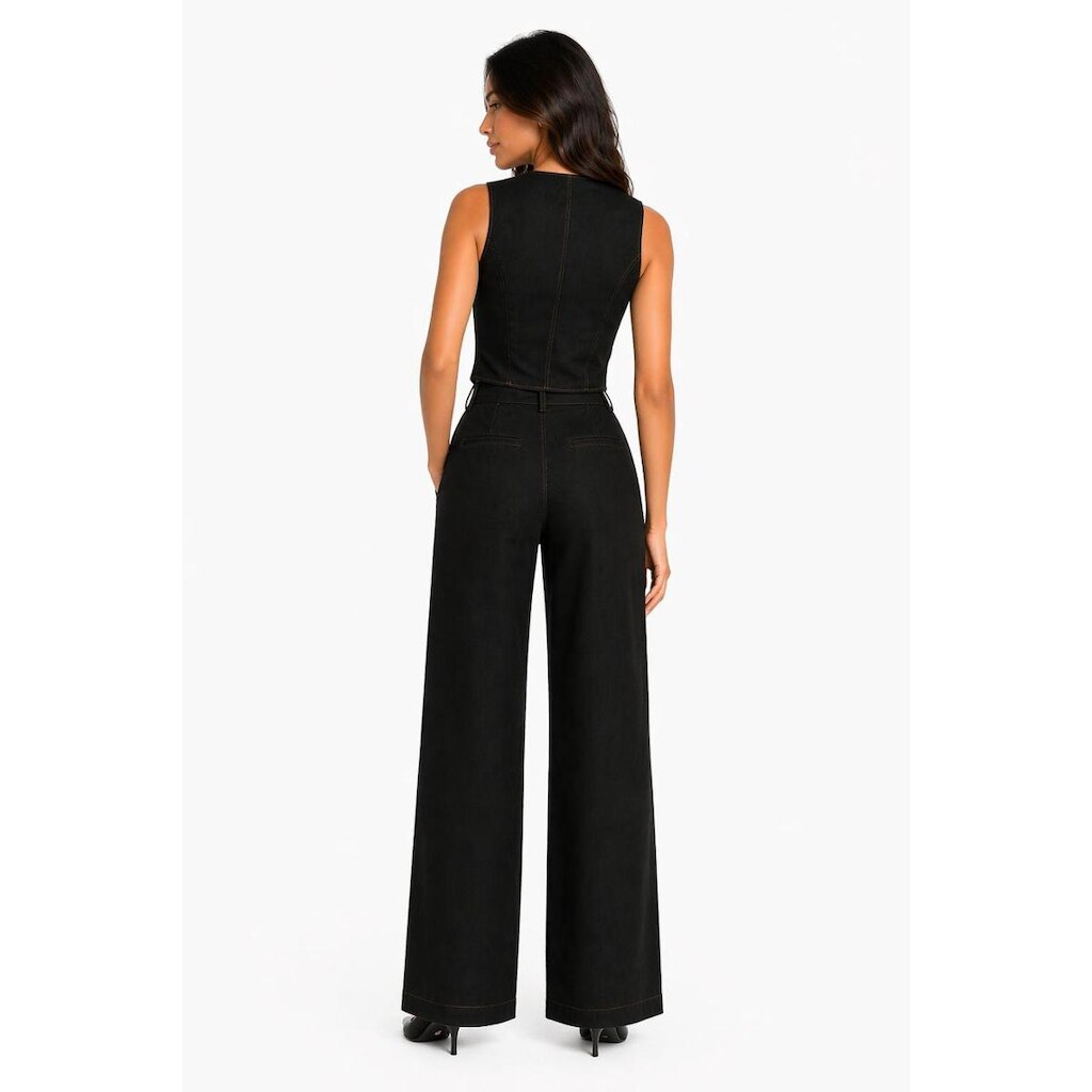 Conjunto Colete D Bell Outlet Fashion Regata Preto