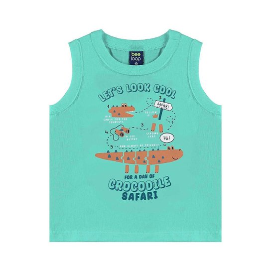 Conjunto com Regata e Bermuda Bee Loop