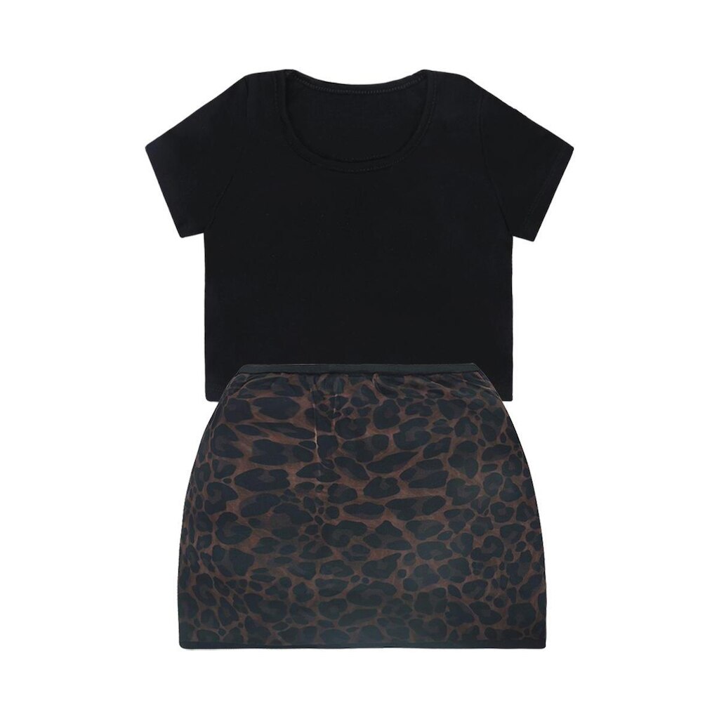 Conjunto Cropped e Saia com Tule - Big Bless