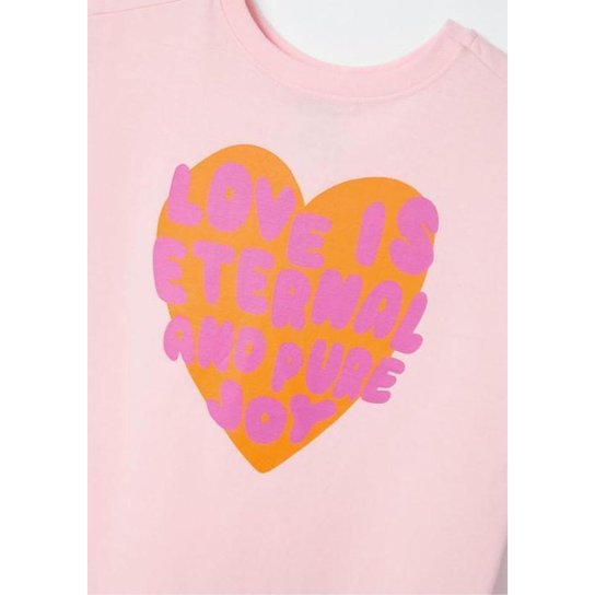 Conjunto Curto Infantil Menina Com Estampa Hering Kids