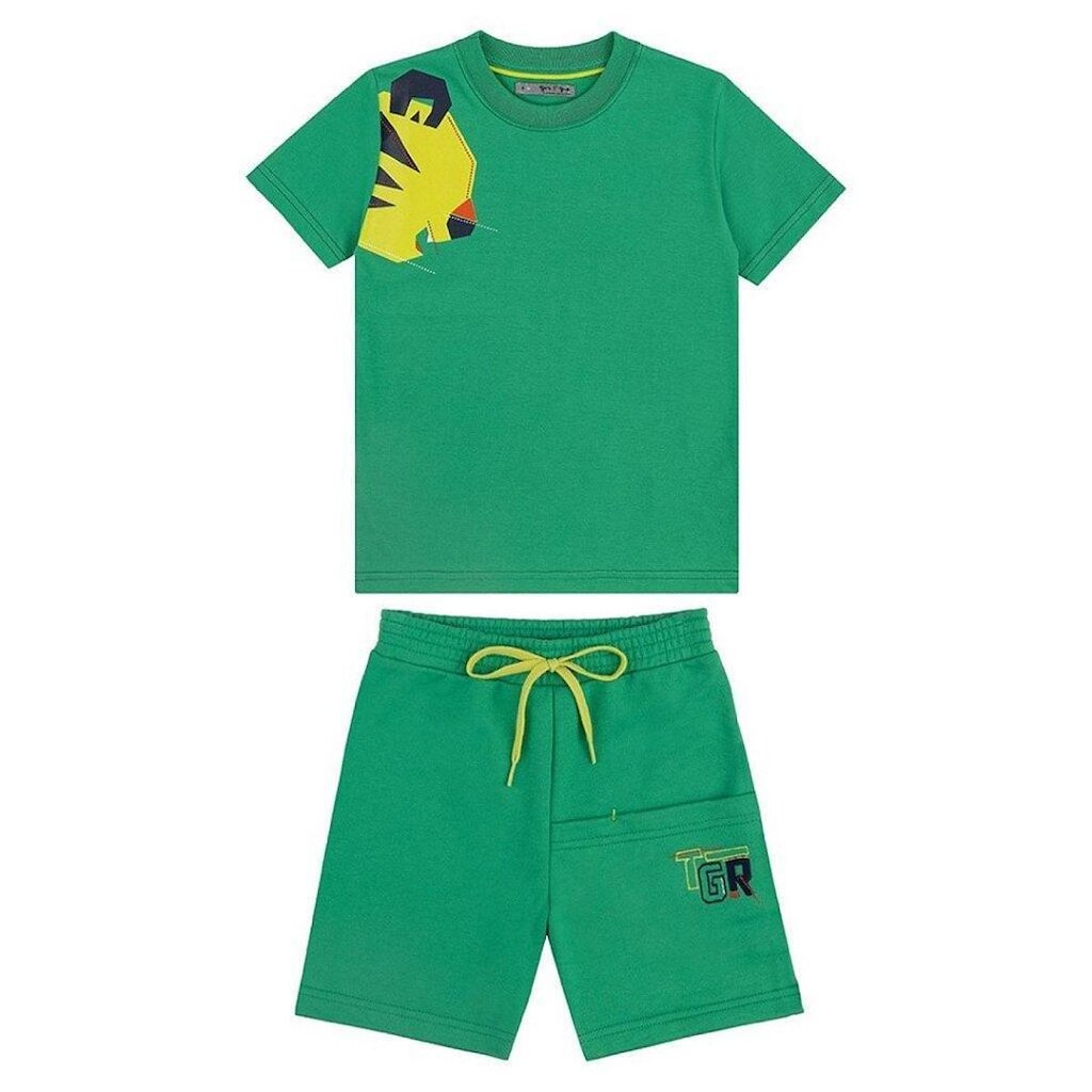 Conjunto Curto Tigor T Tigre New Fun Mini TGR Verde