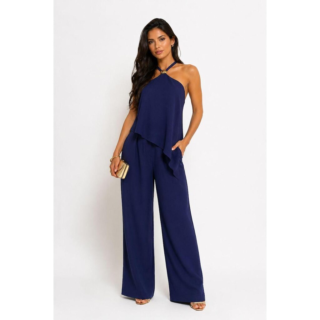 Conjunto D Bell Outlet Fashion Pantalona Azul